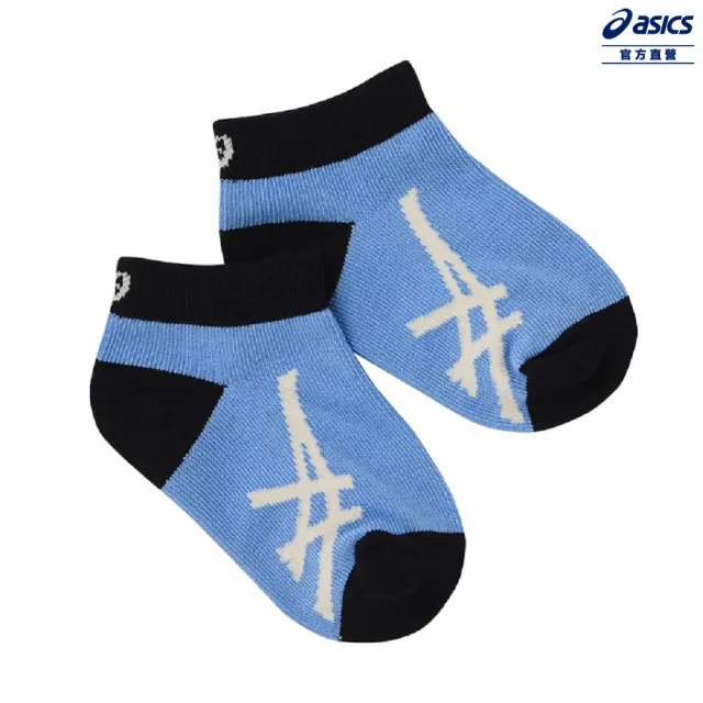 【asics 亞瑟士】童 腳踝襪-兩入組 兒童 訓練 配件(3034A076-400)