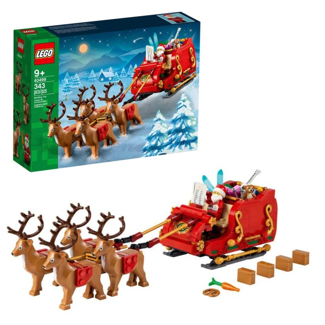 【LEGO 樂高】積木 聖誕節系列 耶誕老人的雪橇 Santas Sleigh 40499(代理版)