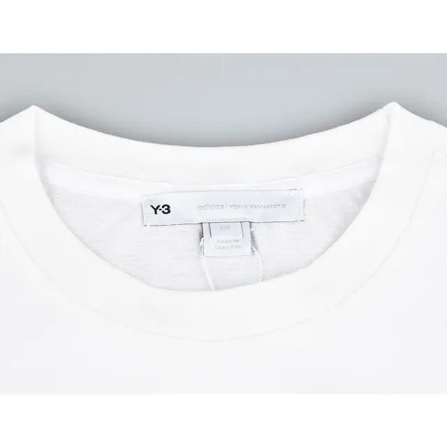 【Y-3 山本耀司】Y-3 M CH1 SS TEE白字小LOGO棉質圓領短袖T恤(男款/白)