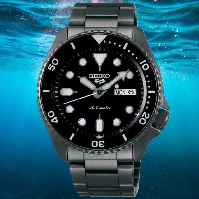 【SEIKO 精工】5 Sports系列 Lineup 時尚黑 機械腕錶 七夕 情人節 送禮 (SRPD65K1/4R36-07G0SD)