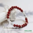 【Naluxe】天然硃砂高雅設計款開運手鍊(避邪、擋煞、安定心神、七月必備)