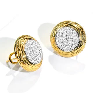 【禾美珠寶】1ct VS2 天然鑽石耳環SN892(14K金)