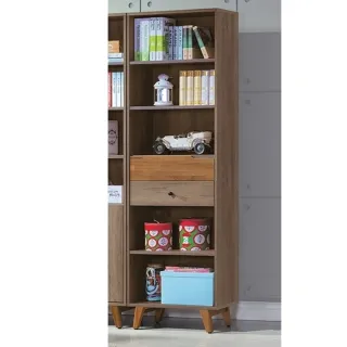 【AS雅司設計】AS-魯珀特2尺雙色中兩抽書櫃-60x30x194cm
