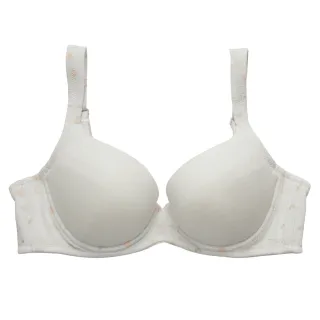 【BeenTeen 嬪婷】環保 咖啡牛奶紗 D-F罩杯少女內衣 BB2359FR(寧靜灰)