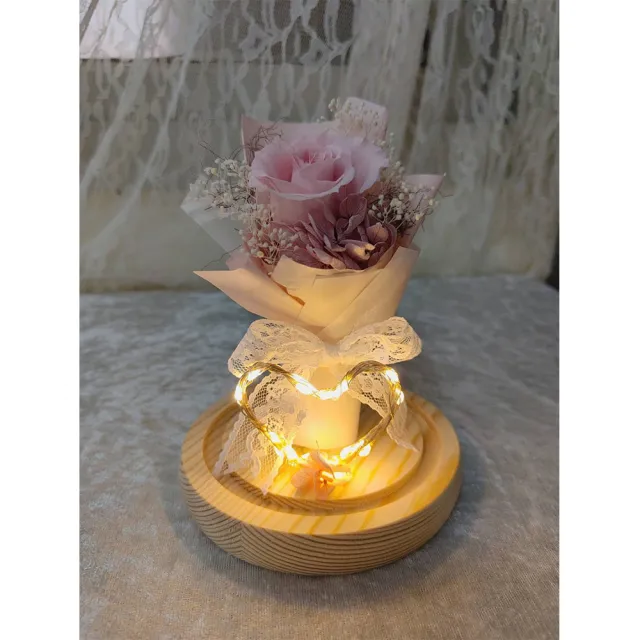 【OSTARA FLORIST 奧斯塔拉花藝】甜蜜物語(永生花材、不凋玫瑰、永生配材)