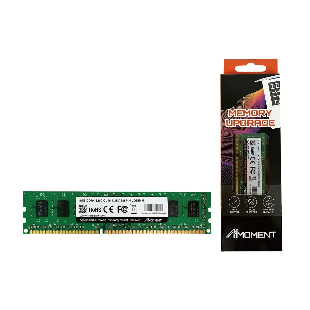 【Moment】DDR4 3200MHz 8GB LONGDIMM桌上型記憶體(DDR4 3200MHz桌上型記憶體)