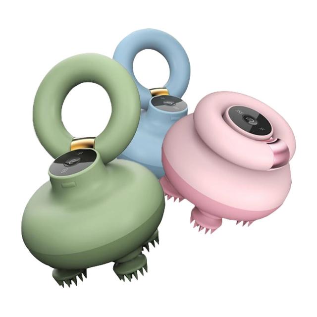 【Mavoly 美樂麗】無線防水 頭部按摩器 C-0603(馬卡龍色系/青瓷綠/道奇藍/櫻花粉)