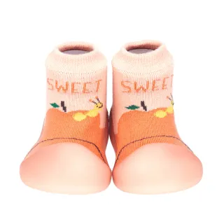 【BigToes】變色幼兒襪型學步鞋-青森蘋果(防滑嬰兒鞋 寶寶襪鞋 防滑膠底鞋)