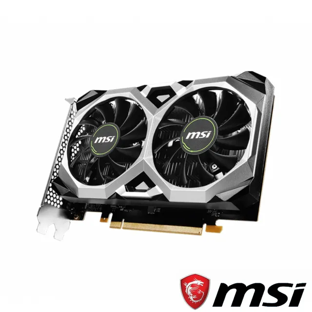 【MSI 微星】GeForce GTX 1630 VENTUS XS 4G OC 顯示卡