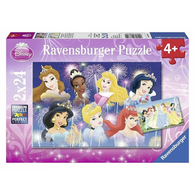 【Ravensburger】維寶拼圖 迪士尼公主大集合 2*24片