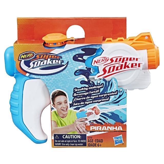 【NERF 樂活打擊】水槍系列-超威水槍系列-輕巧食人魚 E2769(水槍玩具/兒童水槍/玩水玩具/戶外戲水玩具)