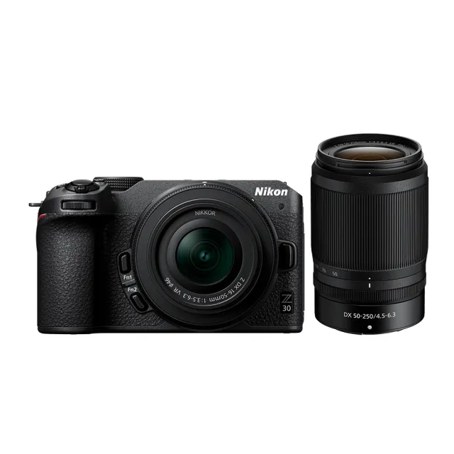 【Nikon 尼康】Z30 雙鏡組 Z DX 16-50mm + Z DX 50-250MM(國祥公司貨)