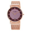 【ALBA】雅柏 FASHION  經典米蘭錶帶款34mm紫黑色(AG8M49X1 兩色可選)