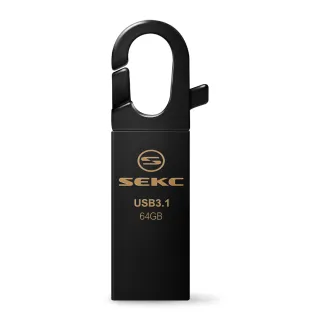 【SEKC】SDM32 64GB USB3.1高速金屬扣環隨身碟(盒裝)