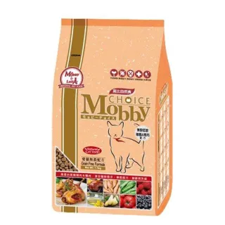 【Mobby 莫比】Mobby莫比 鵪鶉&鴨肉 愛貓無穀配方 1.5kg(貓糧、貓飼料)
