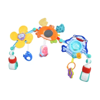 【Playful Toys 頑玩具】海洋床鈴車床夾(音樂鈴 安撫玩具 嬰兒床玩具)