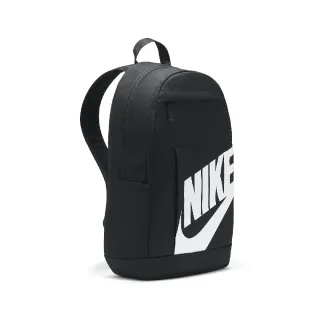 【NIKE 耐吉】後背包 Elemental Backpack 黑 白 男女款 雙肩背 基本款 拉鍊口袋 大容量(DD0559-010)
