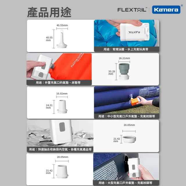 【Flextail】迷你電動兩用充抽氣幫浦(Max Pump 2 Plus 充氣機 抽氣機)