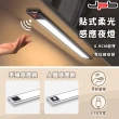 【JPB】LED超薄USB充電磁吸感應燈-銀色(40cm長 9mm薄)
