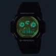 【CASIO 卡西歐】G-SHOCK 耀眼夏日數位樹脂腕錶/黑x綠面(DW-5900TS-1)