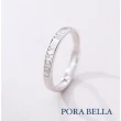 【Porabella】925純銀鋯石對戒珍愛永恆告白愛情 情人 禮物可調開口式對戒 RINGS VIP尊榮包裝