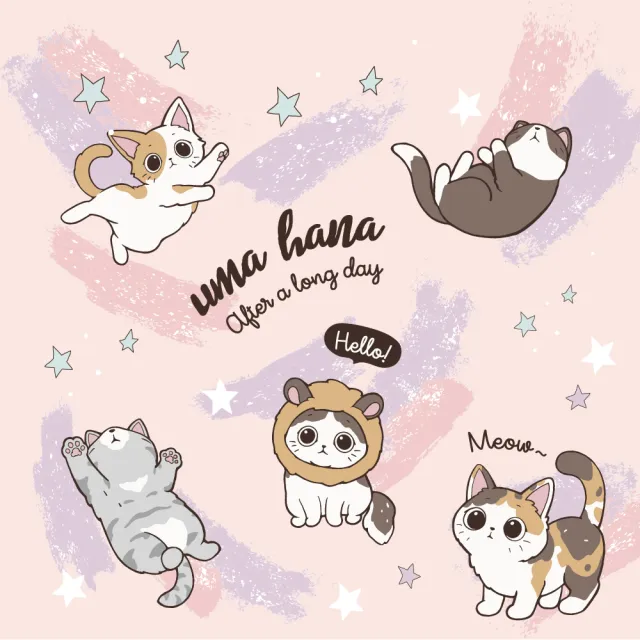 【uma hana】雙11 喵星人大容量肩背防水的大淑女包(肩背包/旅行袋/托特包/防水包)