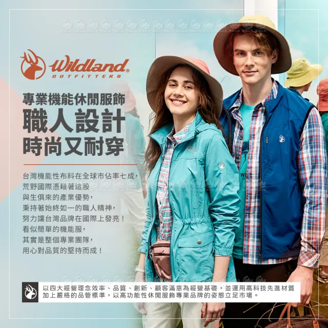 【Wildland 荒野】女 彈性抗UV手機袋貼身長褲《黑》0B01327/運動長褲/緊身褲/瑜珈褲(悠遊山水)