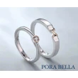 【Porabella】925純銀對戒 xoxo男女情侶對戒 情人節禮物可調開口式對戒 Couple Rings