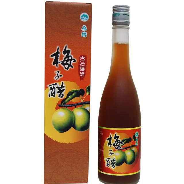 【花蓮桑樂】梅子醋520mlX2瓶