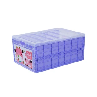 【isona】大款 防塵折疊收納箱 44x30x20cm(置物箱 儲物箱 小物收納 玩具收納)