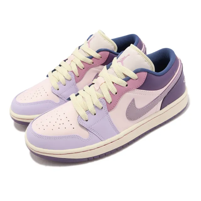 【NIKE 耐吉】休閒鞋 Wmns Air Jordan 1 女鞋 男鞋 紫 粉紅 莓果 Pastel(DZ2768-651)