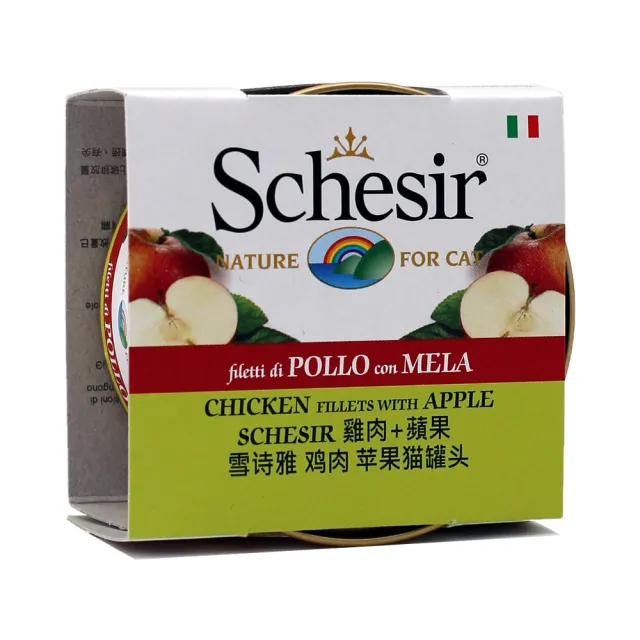 【Schesir 雪詩雅】水果貓咪點心罐75g*28入(貓副食罐/貓咪罐頭)