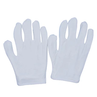 【PS Mall】工作白手套 純棉手套 禮儀手套  2雙(J3195)