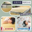 【BOSS BEDDING 小老闆寢具】單人3尺冬夏兩用竹蓆床墊5公分(折疊床｜雙層床｜薄床墊｜宿舍床｜露營床)