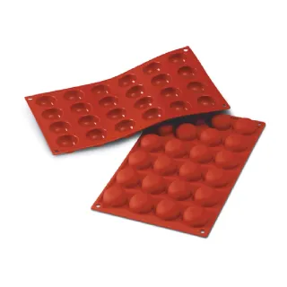 【SANNENG 三能】Silikomart 24連小半圓球模 矽膠模 巧克力模(30.009.00.0060)