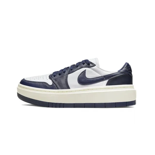 NIKE 耐吉】Air Jordan 1 Elevate Low Midnight Navy 午夜藍海軍藍厚底