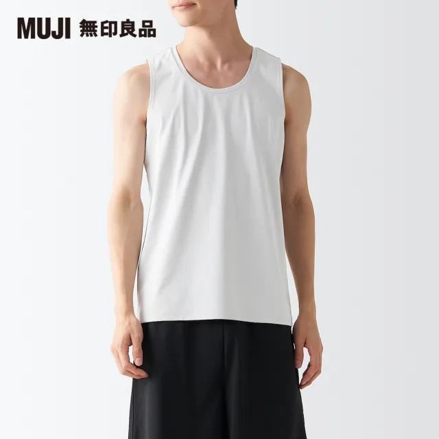 MUJI 無印良品】男抗UV吸汗速乾聚酯纖維坦克背心(共6色) - momo購物網