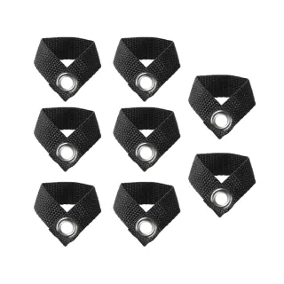 【Fujimont Life】富是山 戶外露營天幕桿營柱織帶固定扣/固定器-8條裝