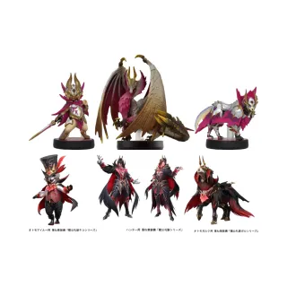 【Nintendo 任天堂】amiibo 魔物獵人 崛起 破曉 爵銀龍+加爾克 爵銀龍犬+艾路 爵銀龍貓(電玩周邊)