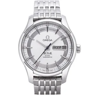 【OMEGA 歐米茄】碟飛系列 同軸擒縱HOUR VISION年曆鍊帶腕表x銀面x41mm(431.30.41.22.02.001)