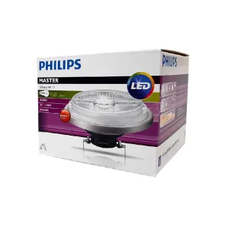 【Philips 飛利浦】2入 LED 15W 927 黃光 12V AR111 40度 可調光 高演色 燈泡 _ PH520197