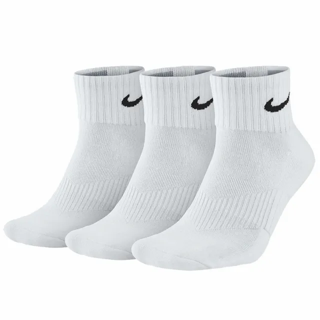 【NIKE 耐吉】三雙入 中筒短襪 Lightweight Ankle Socks 薄款 男女襪 4色單一價(SX4706001 SX4706101)