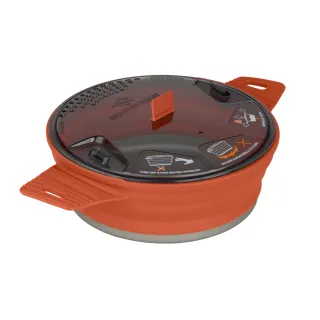 【SEA TO SUMMIT】X-摺疊鍋 1.4L 鐵鏽紅(露營鍋具/登山健行/野炊)