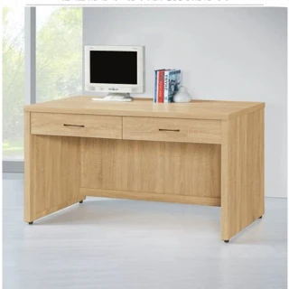 【AS雅司設計】波琳4尺原切橡木色書桌-121x60.5x79cm