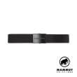 【Mammut 長毛象】Mammut Logo Belt 金屬Logo印花編織腰帶 黑色 #1192-00141