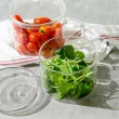【CAXXA】平蓋耐熱玻璃泡麵碗1000ml(加厚玻璃/大容量)