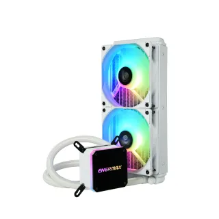 【ENERMAX 安耐美】虹彩晶凌 LIQMAX III 240 ARGB 一體式CPU水冷散熱器-白色