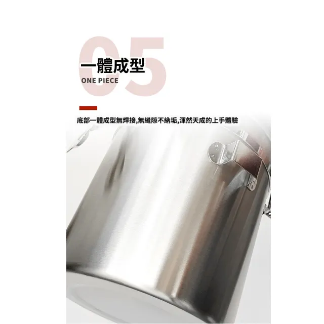 【ROYAL LIFE】大容量304不鏽鋼單向閥密封罐-4入組(附量勺 儲物罐 咖啡食材保鮮罐 帶日期 茶罐)
