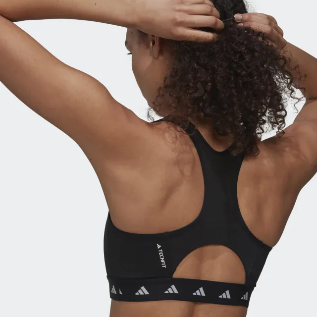 【adidas 愛迪達】TECHFIT 運動內衣 女 HN7273