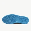【NIKE 耐吉】jordan 喬丹 1代 休閒鞋 運動 經典 低筒 北卡藍 黑白藍 女鞋(CZ0775-104)